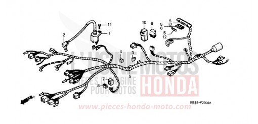 WIRE HARNESS NSR125RY de 2000